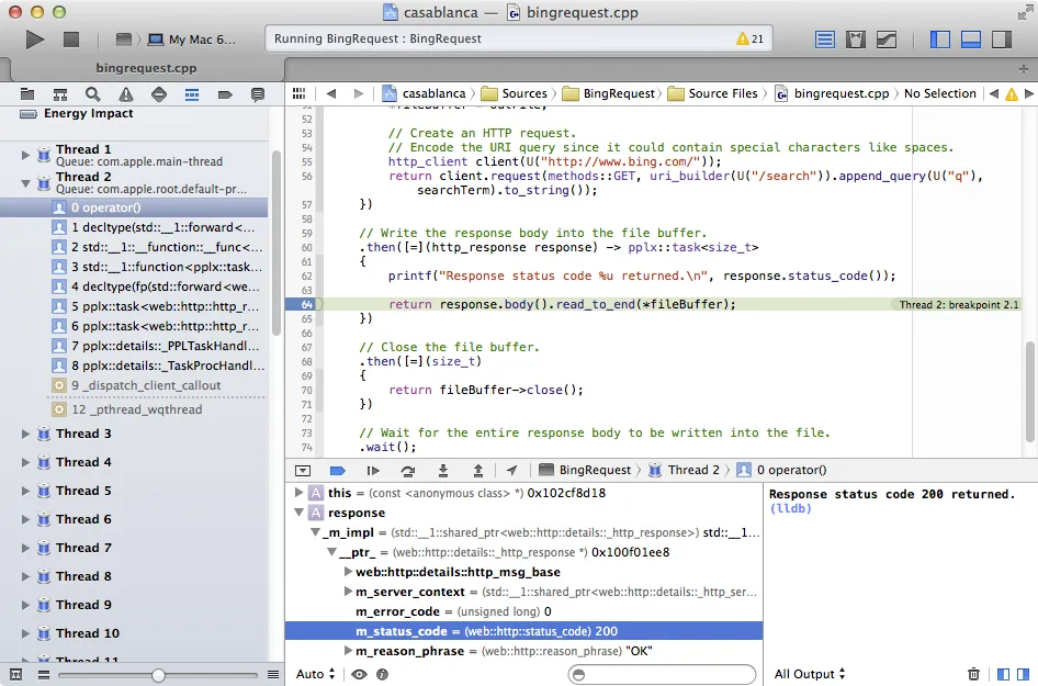 xcode Debug session AKA needle in the haystack